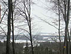 Landscape with the river Reuss